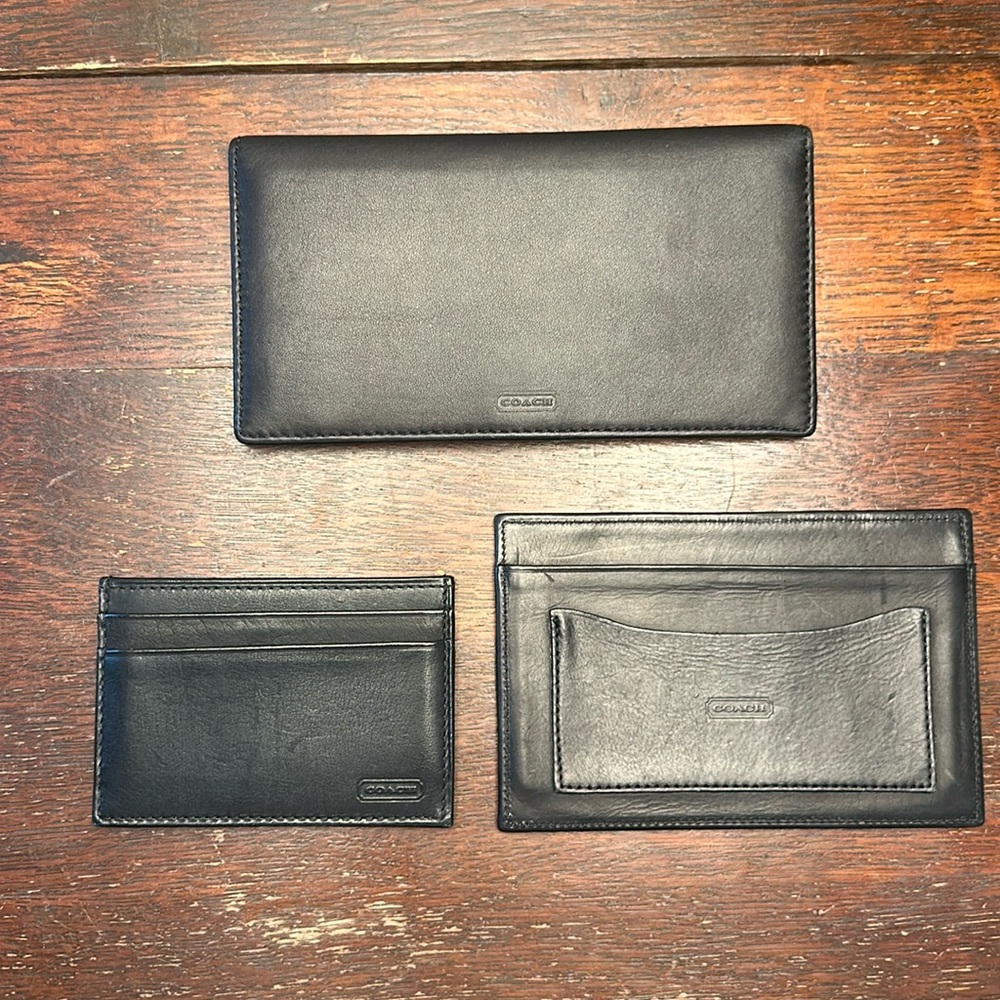 Vintage Coach Accessories Black